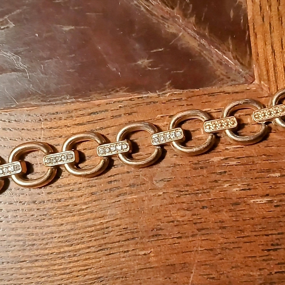 Source Unknown Elegant Gold And Silver Bracelet - image 2